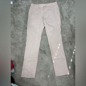 Theory Viscose Women’s Dress Pants Pale Pink Blush Pink Straight Leg 6
